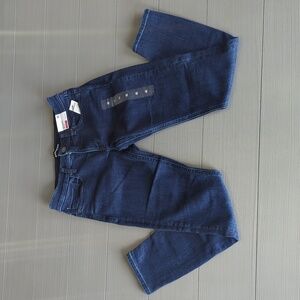 NWT Express Women's Mid Rise Ankle Leggings Dark Rinse Size 4 Regular 4R